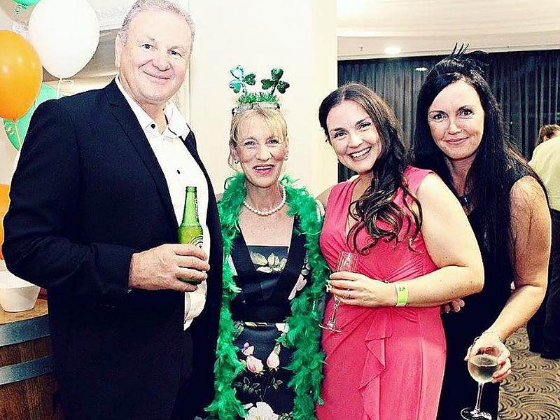 Members at the St Patrick's Day cocktail party
