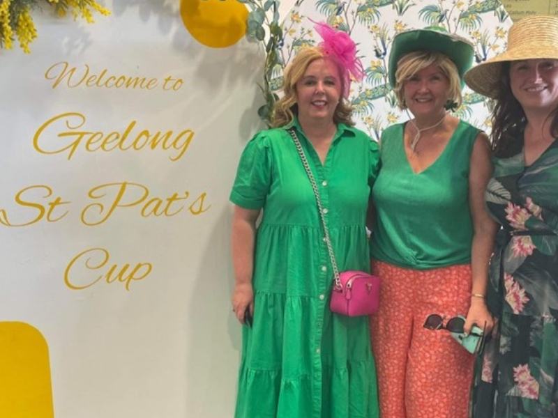 Members at the Geelong St Pat's Cup race day