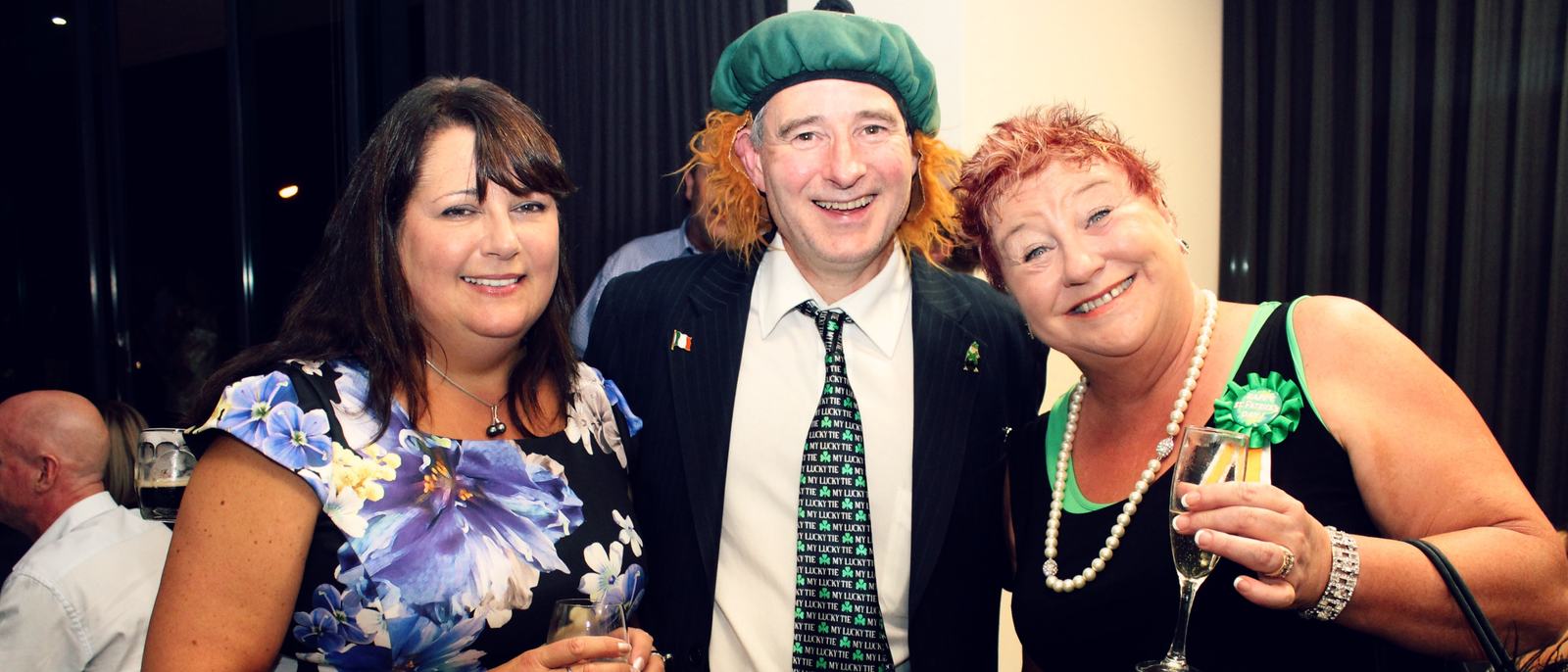 Geelong Irish Society members at the St Patrick's Day party