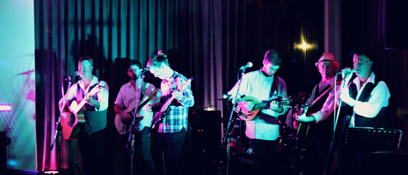 Live music at the St Patrick's Day party