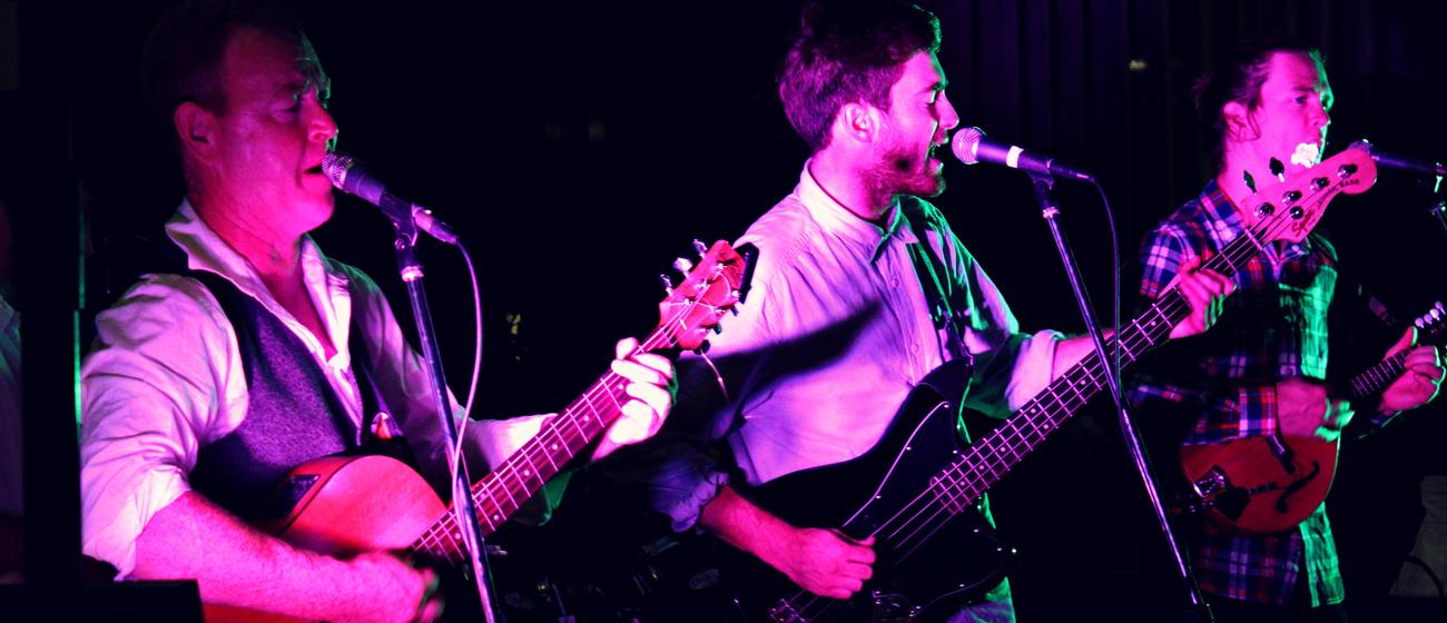 The band in full swing